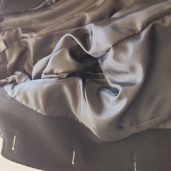 Harold's Black Trench/Pea Coat Large - Picture 6 of 7